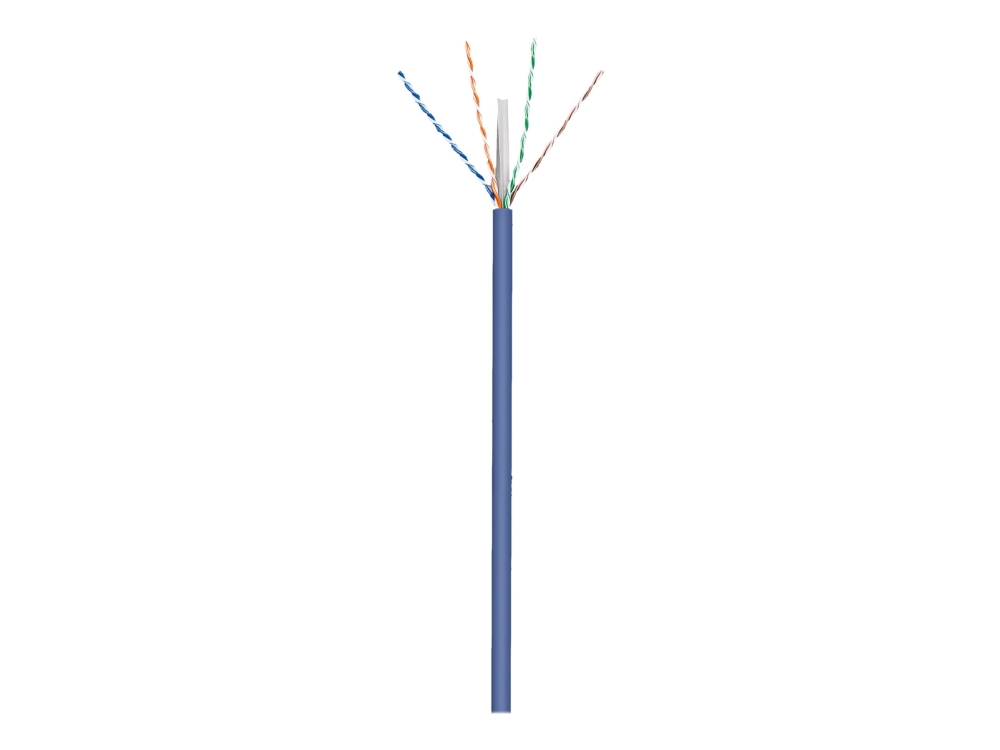 Wentronic Goobay Cat 6A Netzwerkkabel, U/Utp, Blau, 305 M - Cu, Awg 23/1 (Solid), Lszh (96097)