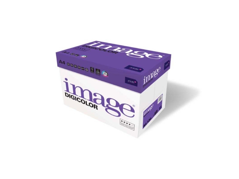 Image, Digicolor, hvid, Kopipapir træfri ECF, 120g/m2, 210mm x 297mm, A4 Smal bane, pakke a 250 ark,