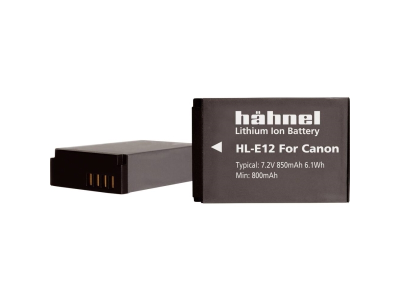 Hahnel Hl-E12, 800 Mah, 7,2 V, Lithium-Ion (Li-Ion)