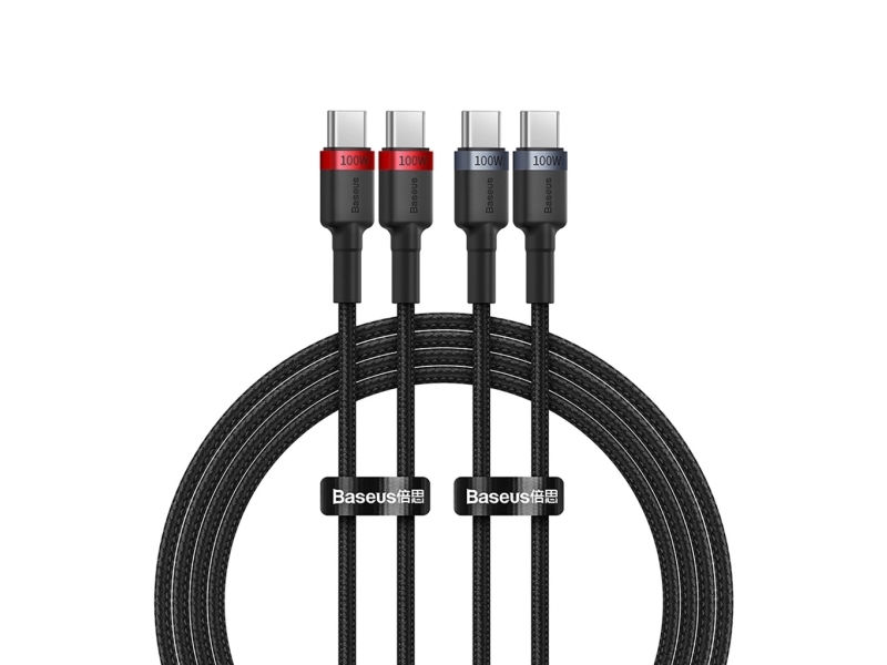 Kabel Usb Baseus Kabel Baseus Cafule Usb-C / Usb-C 100W 1M [2 Pack]