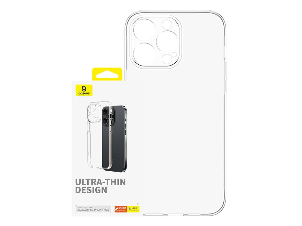 Handytasche Für Iphone15 Promax Baseus Os-Lucent Series (Transparent)