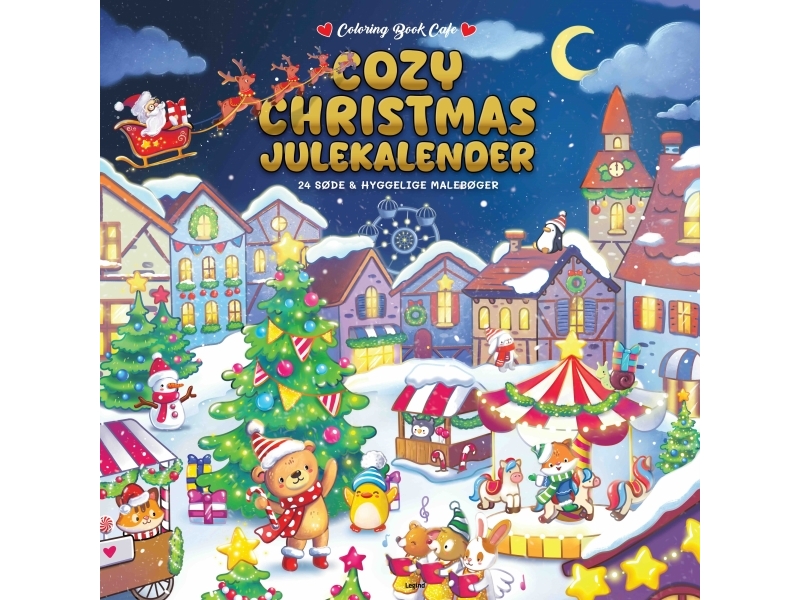 Cozy Christmas julekalender | Coloring book cafe