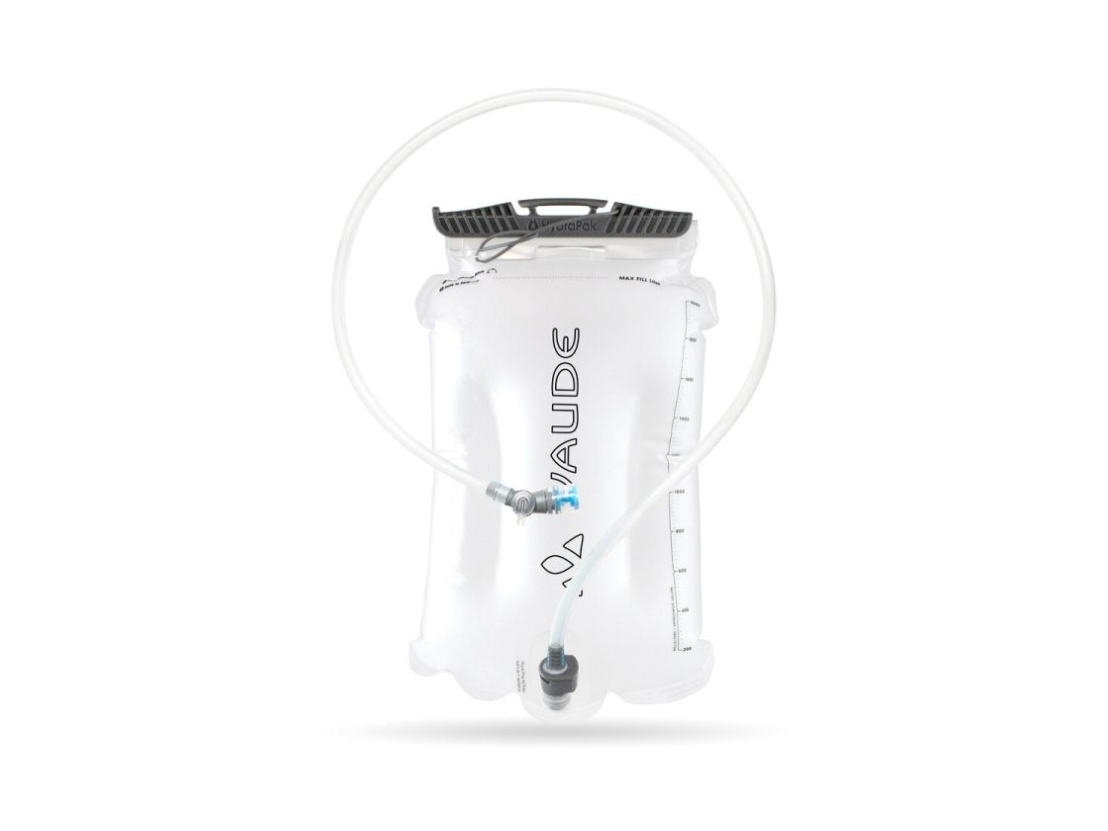 Vaude Aquarius Pro 2.0, 2 L, Fahrradfahren, Trinkblase, Thermoplastische Polyurethane (Tpu), Weiß, Silikon