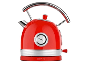Cecotec Thermosense 420, 1,8 L, 2200 W, Krom, Rød, Rustfrit stål, Overophedningsbeskyttelse, Ledningsfri