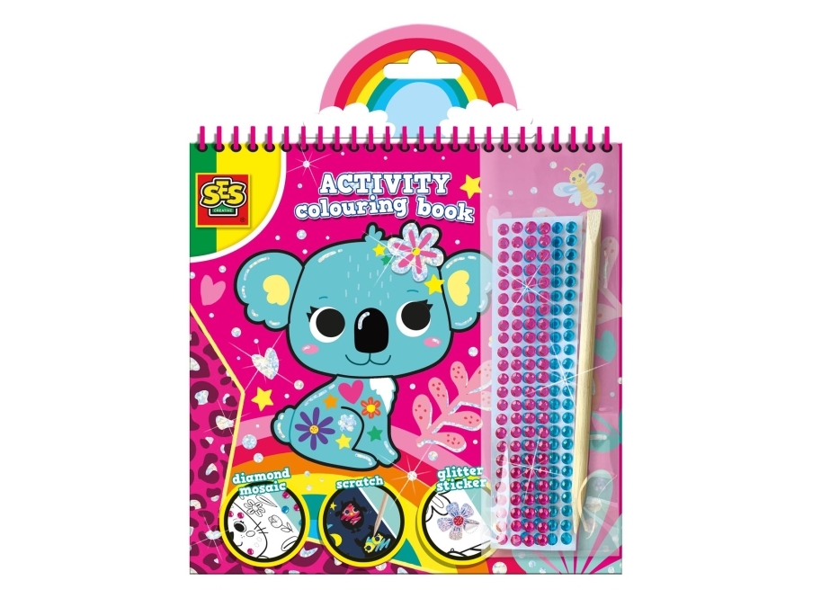 SES Creative 00113, Tyttö, Tarrat sisältyvät, Värityskirja/albumi