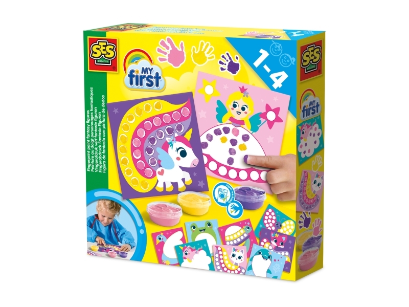 SES Creative My First - Fingerprint paint fantasy figures, 45 ml | Övriga | GameStuff