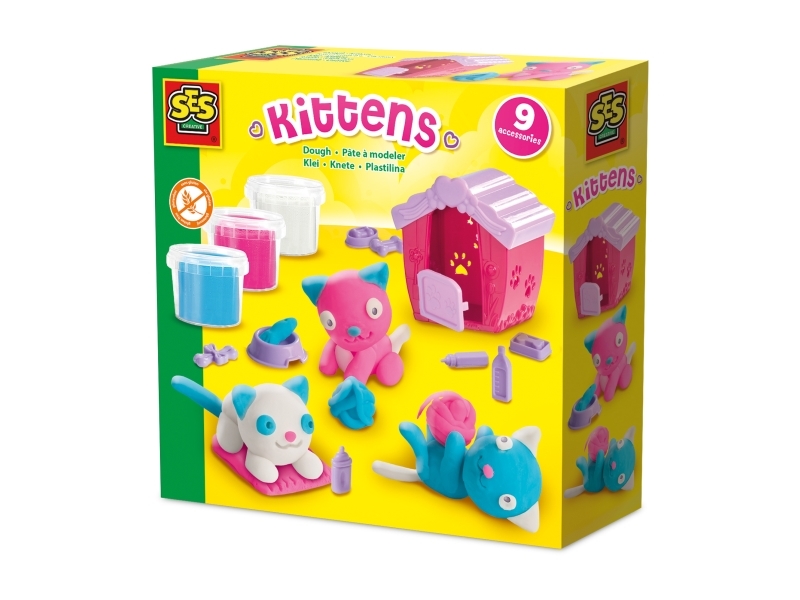 Ses_Creative Modelino set with tools SES Creative Kittens 00506 | Leksaker - För dom minsta | GameStuff