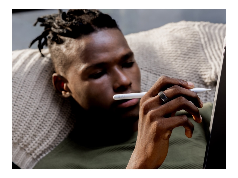 Išmanusis laikrodis ULTRAHUMAN Ring Air - Älykäs rengas naisille ja miehille - Unen ja kuntoilun seuranta Wearable - Syke - Smart Ring Aster Juodas Dydis 5
