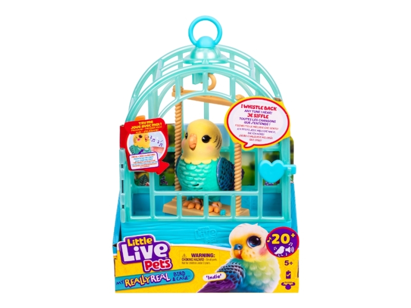 LITTLE LIVE PETS MY REALLY REAL BIRD & CAGE INDIE | Leksaker - Nallar - DigiBirds | GameStuff