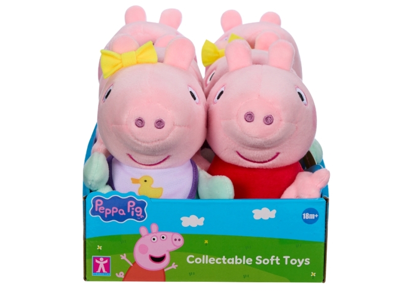 Peppa Plush Collectables Ass Cdu