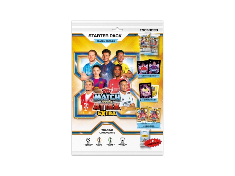 TOPPS Match Attax Champions League ekstrapakke startpakke