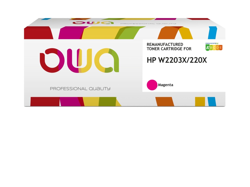 Owa - Høj Kapacitet - Magenta - Kompatibel - Boks - Genproduceret - Tonerpatron (Alternativ Til: Hp W2203x)