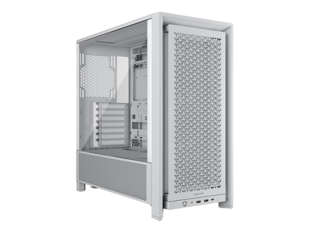 Corsair Frame 4000D Wood Rs, Midi Tower, Pc, Holz, Weiß, Mini-Itx, Micro Atx, Atx, Eatx, Stahl, Holz, Kunststoff, Gaming