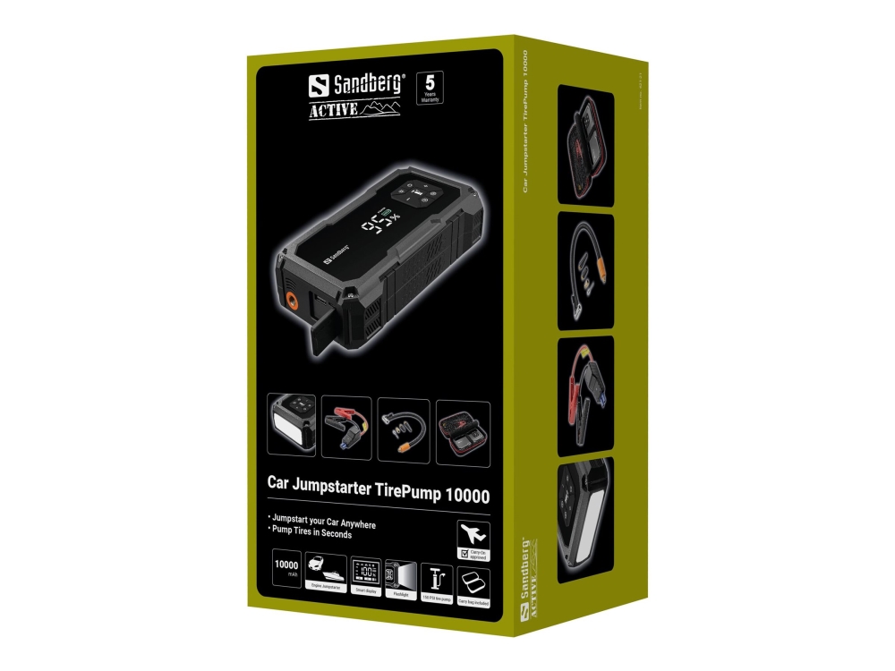 Sandberg Car Jumpstarter TirePump 10000
