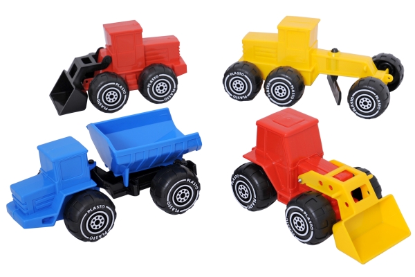 PLASTO Frontloader, dumper,road grader, tractor - Assorted