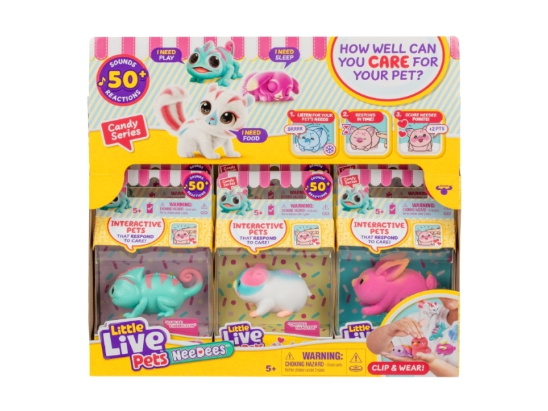 Little Live Pets Legetøjsdyr - Interaktiv - Needees - Assorteret