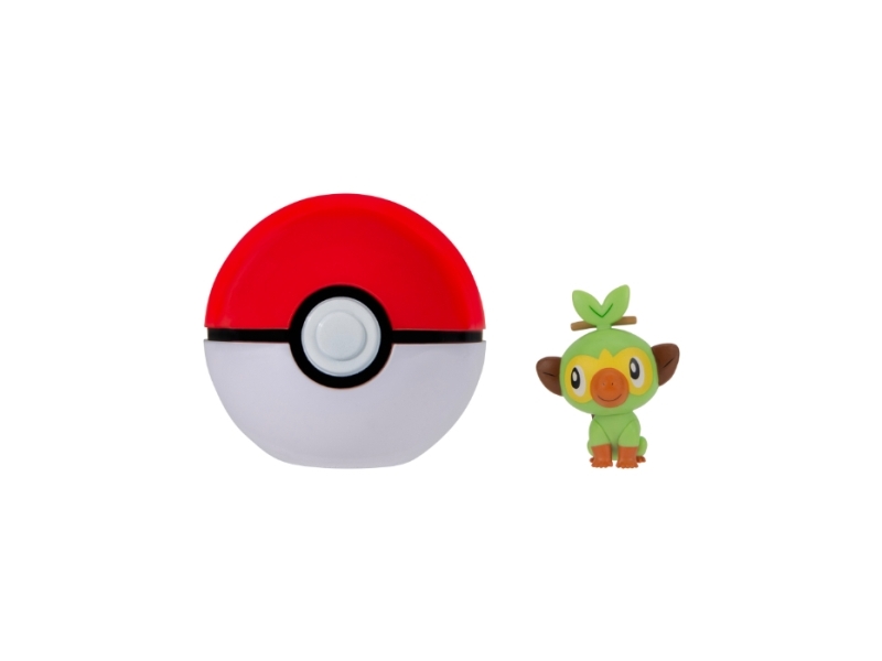 Pokémon - Clip N Go Grookey Poke Ball (PKW4157) Merchandise - GEEKD.dk
