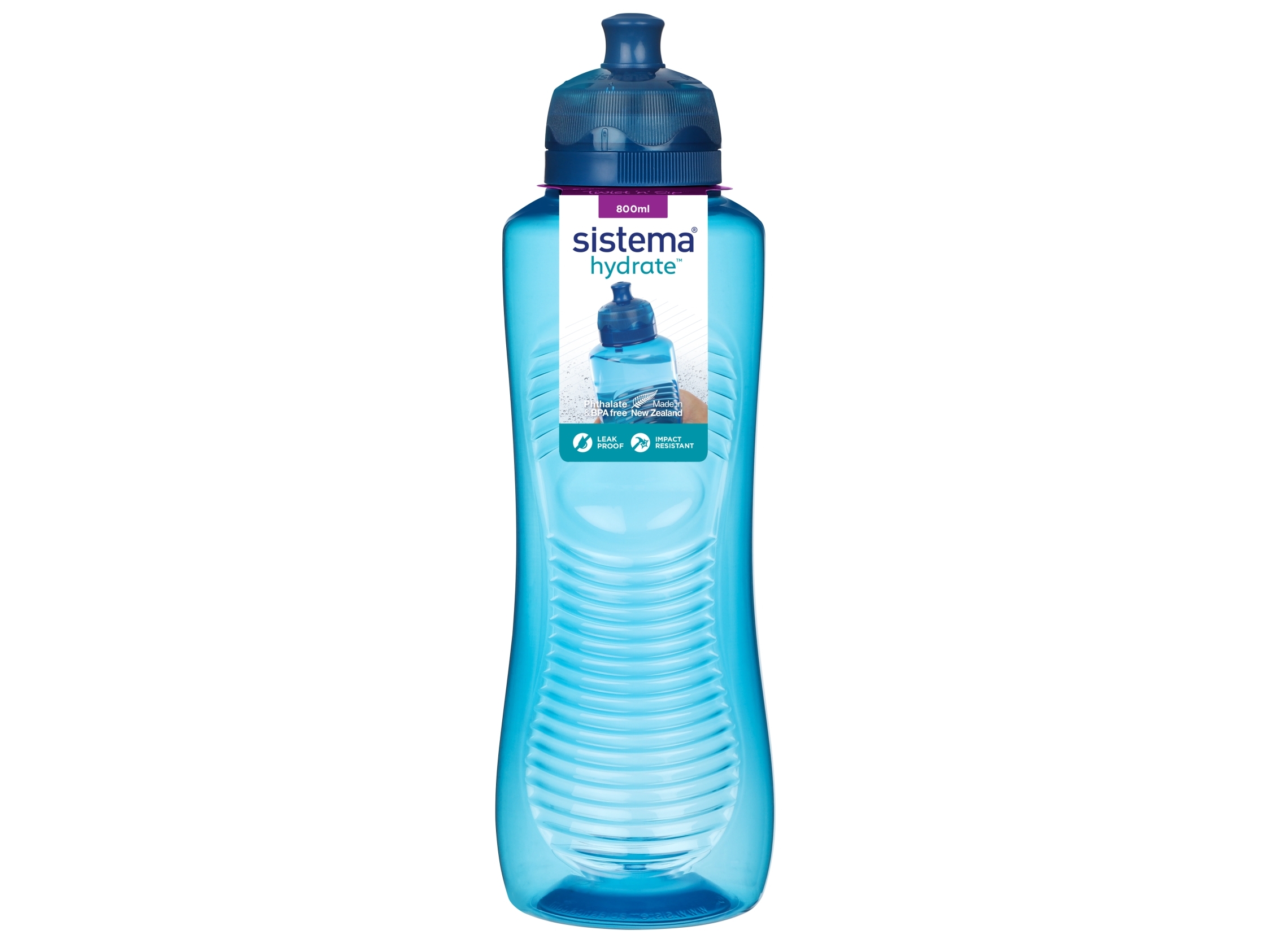 Sistema Drikkedunk - Gripper - 800 ml - Blå