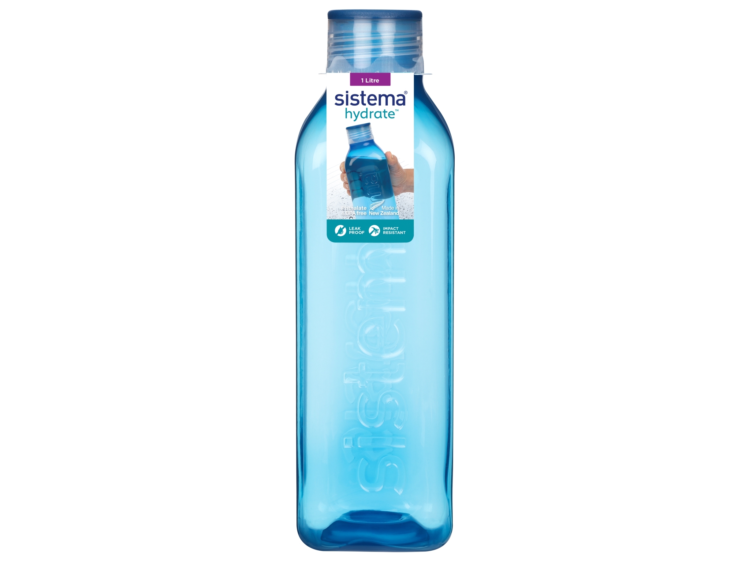 Sistema 1L Square Bottle 2-pack | N - A | GameStuff