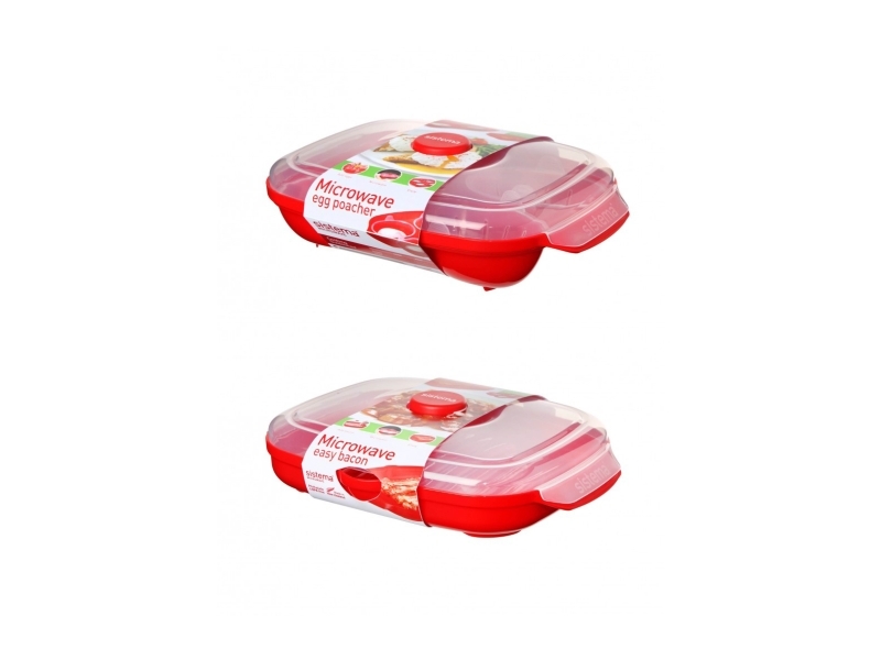 Sistema Microwave Bacon&Eggs 2-pack | Vitvaror - Vitvaror tillbehör - Mikrovågsugn tillbehör | GameStuff