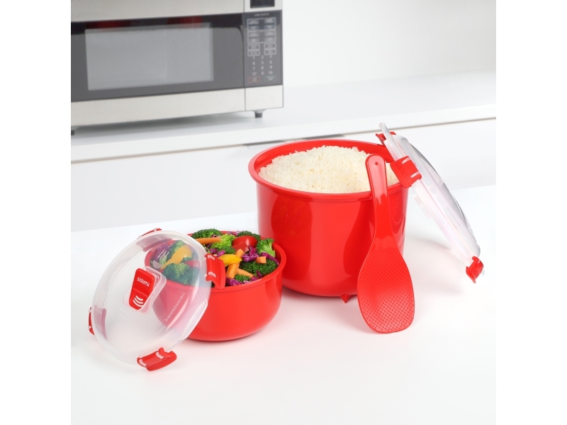 Sistema - Rice Cooker and Round Combo Pack ECOM