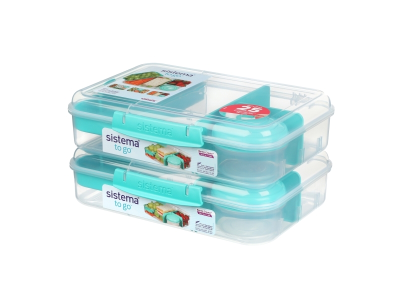 System - 1,48L Bento Create 2-pack ECOM | Köksutrustning - lunch - Matlådor | GameStuff