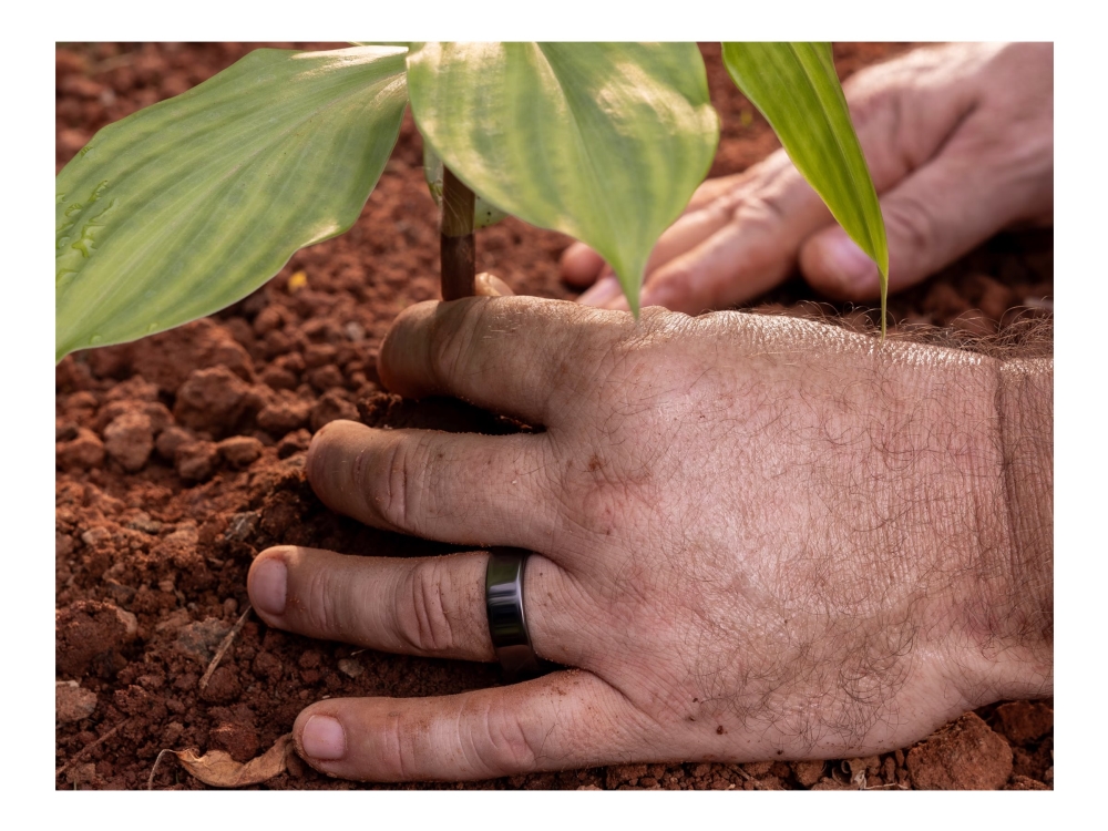 Ultrahuman Ring Air - 8 - smart ring - Bluetooth - 2.95 g - aster-sort