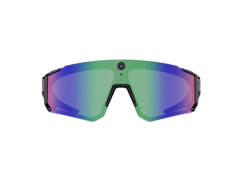 Colmi V06 AI Sports Sunglasses (Juodas with Mėlyna Lenses)