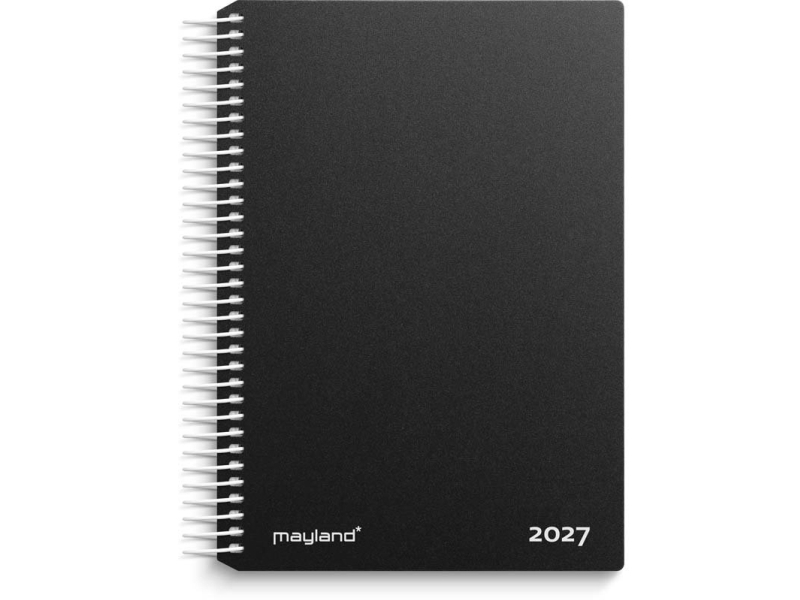 Dagskalender, Mayland Classic, 138x177mm år: 2027, sort