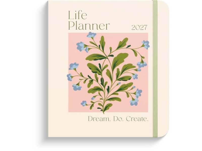 Life Planner Delicate Flowers 2027