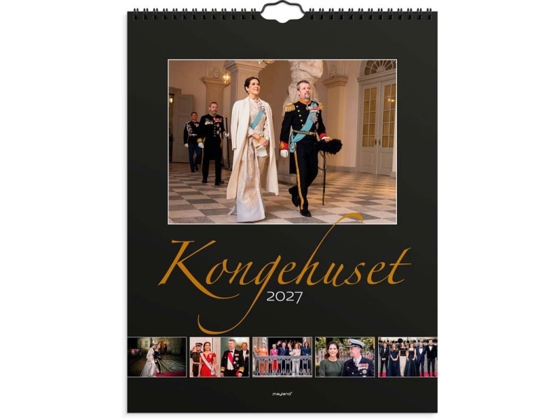 Vægkalender, Mayland Photo, Kongehuset 296x393mm år: 2027, Flerfarvet,, FSC Mix Credit