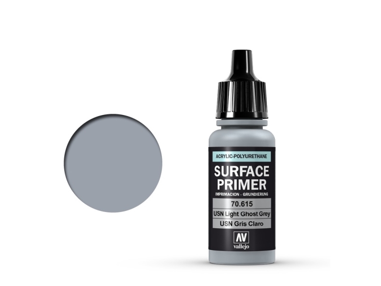 Vallejo Usn Light Ghost Grey 17 Ml. Vallejo Acrylic Surface Primer Universal