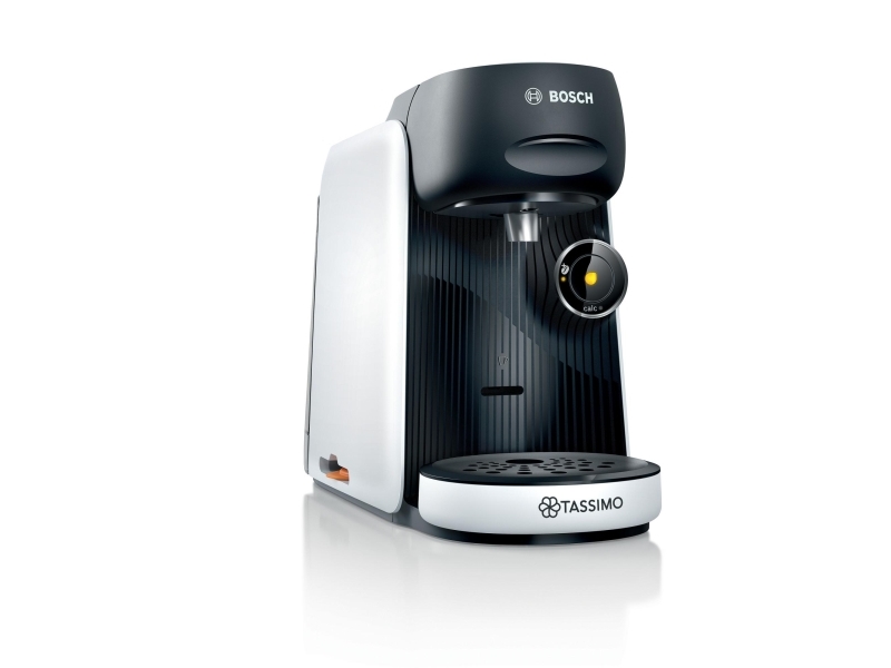 Bosch Tas164e, Kapsel Kaffemaskine, 0,7 L, Kaffekapsel, 1400 W, Sort, Hvid