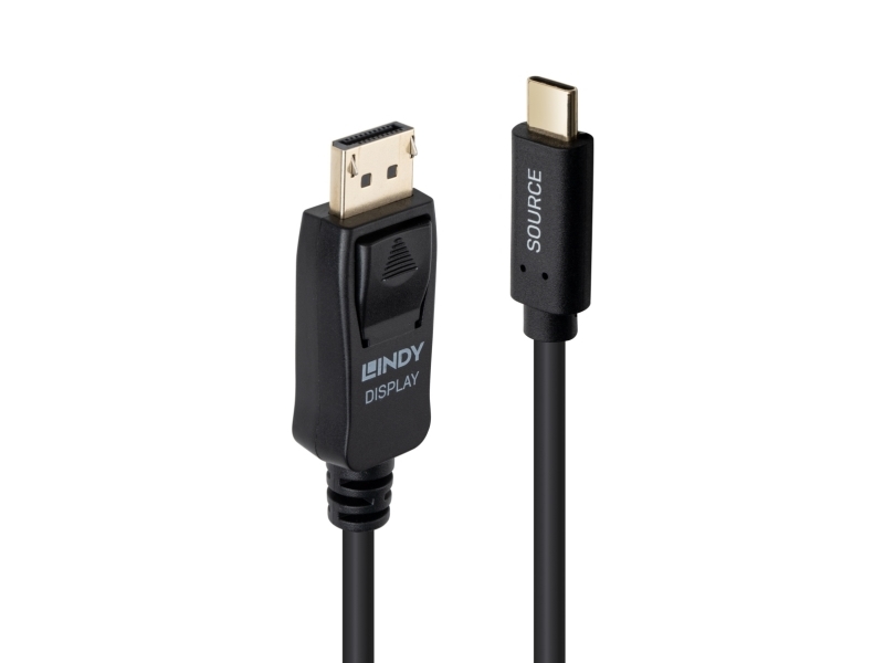 Lindy 2M Usb Typ C Auf Displayport 4K60 Adapterkabel Mit Hdr, 2 M, Usb Typ-C, Displayport, Männlich, Männlich, Gerade