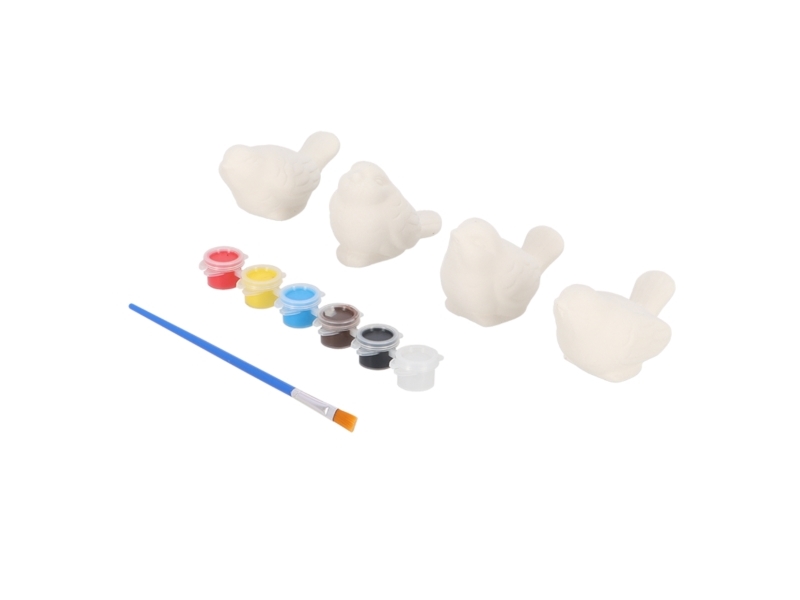 Esschert Design KG317, Sæt til støbning/maling til børn, Akryl, Aluminium, Dolomite, Nylon, Polystyren (PS), Sort, Blå, Brun, Naturlig, Rød, Hvid, Gul