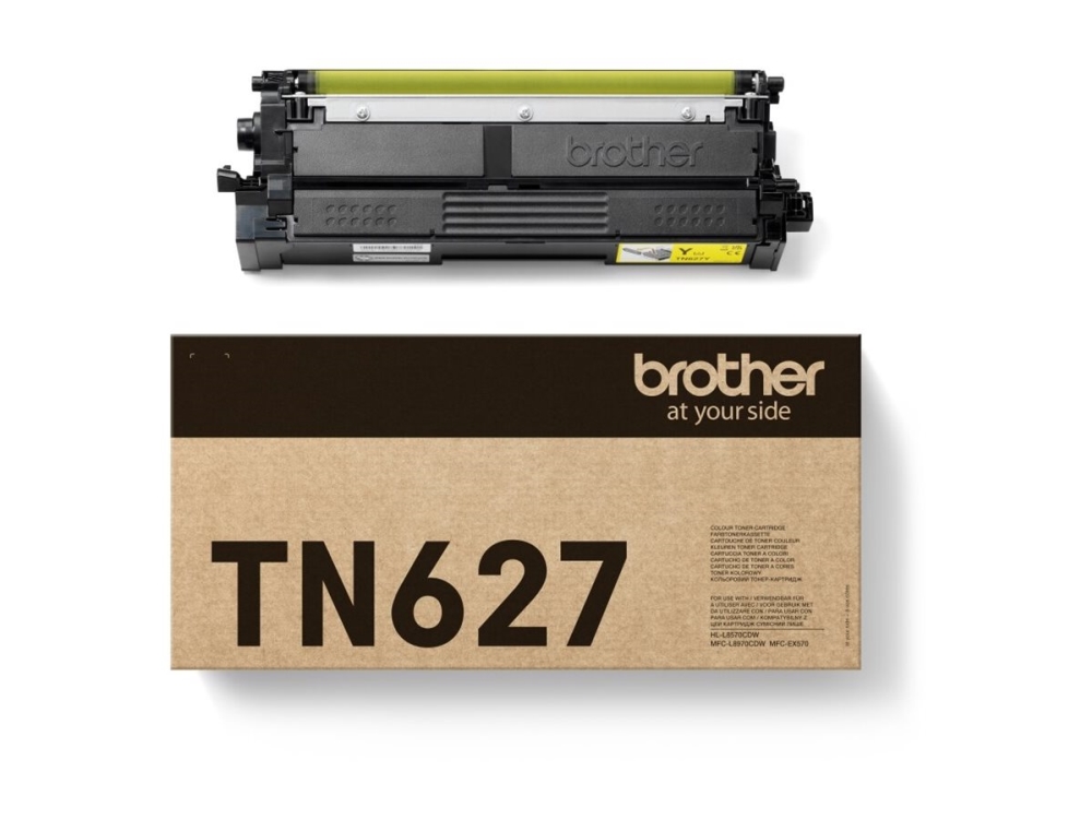 Brother TN627Y - Ultra Jumbo - gul - original - box - tonerkassett - för Brother HL-L8570CDW Workhorse MFC-L8970CDW | Skrivare - Bläck, toner & förbrukningsvaror - Toner | GameStuff