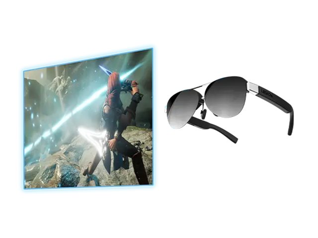 Lenovo Legion - 2a generation - smarta glasögon - 65 g - svart | Spel - Joystick och spelkontroller - Virtuell verklighet | GameStuff