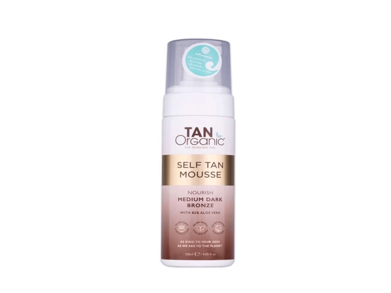 TanOrganic, Self Tan, Nourishing, Self-Tanning Mousse, For Face & Neck, 120 ml