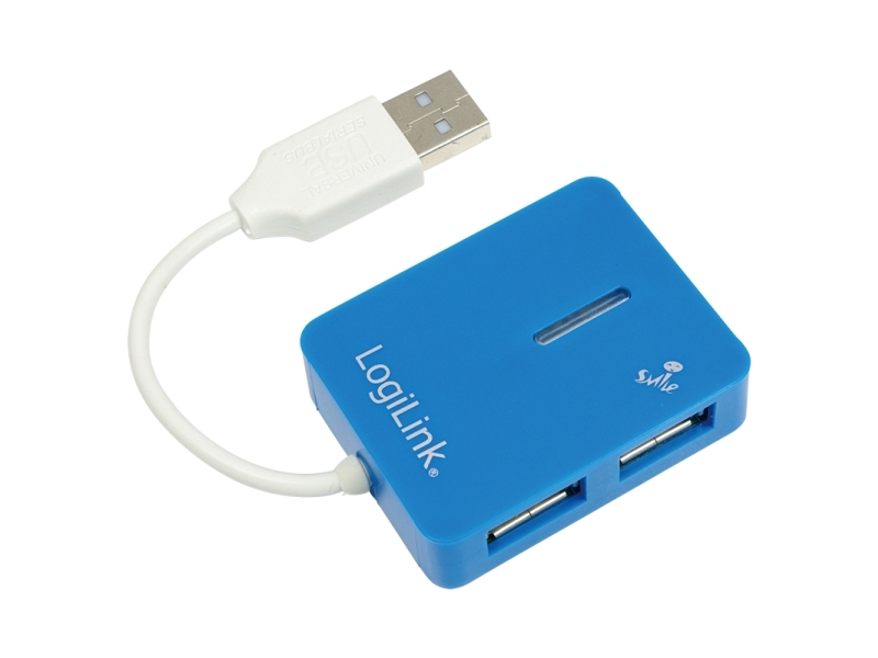 Logilink Ua0136, Usb 2.0 Type-A, Usb 2.0 Type-A, 480 Mbit/S, Blau, Rundkabel, Windows 98Se/Me/200/Xp/Vista/2003/7