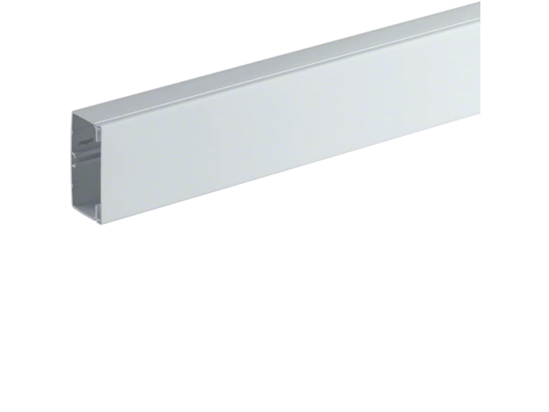 Hager Fb6011007035, Lige Kabelbakke, 2 M, Polyvinylchlorid (Pvc), Grå
