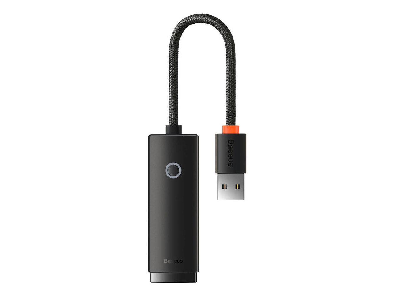 Baseus WKQX000001, USB Type-A, RJ-45, Sort, Drift, 0,1 Gbit/sek., 5 V