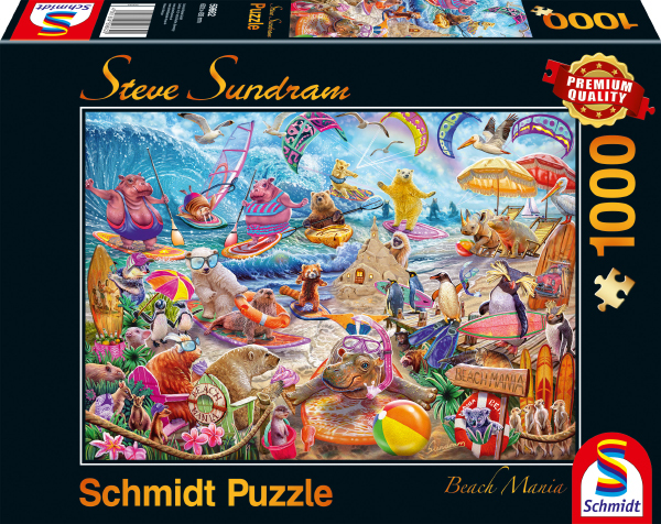 Schmidt Spiele 59662, 1000 Stykker, Dyr