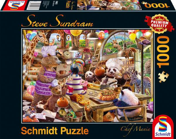 Schmidt Spiele 59663, 1000 Stykker, Dyr