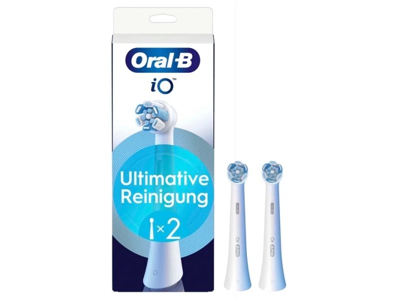 Oral-B iO Ultimative Reinigung 2er, 2 Stück(e), Weiß, 3 Monat( e), Oral-B, iO, Karton mit Aufhänger