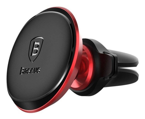 Bilhållare, Baseus magnetisk telefonhållare (röd) | Tele & GPS - Mobil tillbehör - Bilhållare | GameStuff