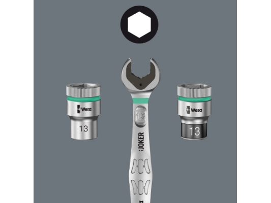 Wera Joker, 15 mm, Rustfrit stål, Stål, Mat, Tyskland, 32,2 mm