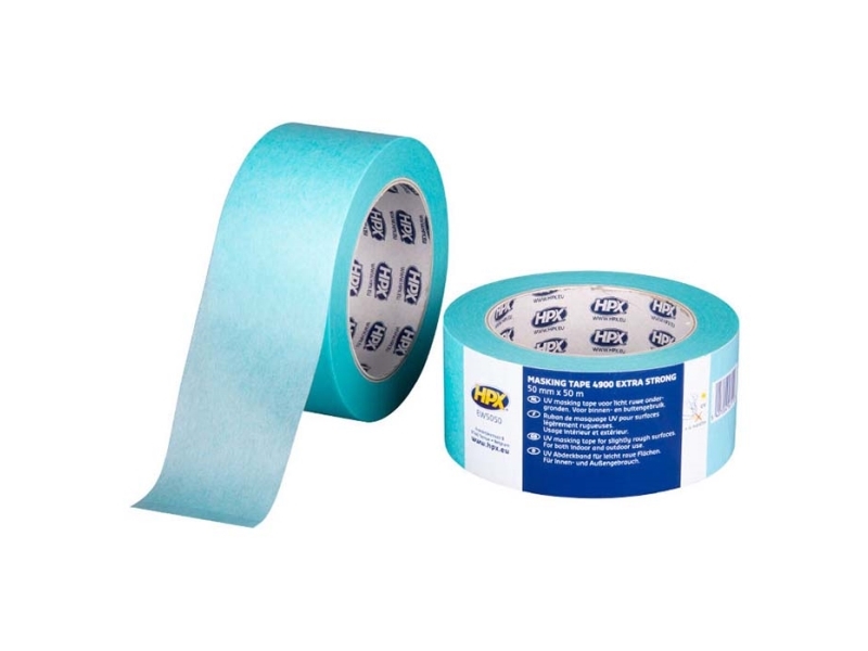 HPX maalarinteippi 120 asteeseen asti, vaaleansininen 48mmx50m