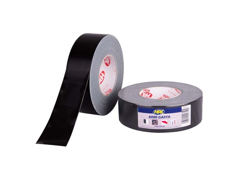 Gaffa 6000-tejp svart, 25 mm x 50 m