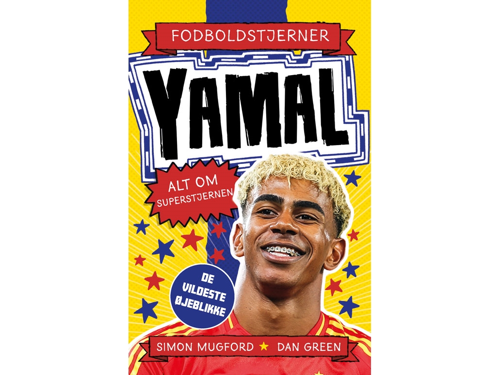 Fodboldstjerner - Lamine Yamal - Alt om superstjernen (de vildeste øjeblikke) - - Indbundet Bog - Forlaget Alvilda - 2026 - Dansk - Booktok.dk