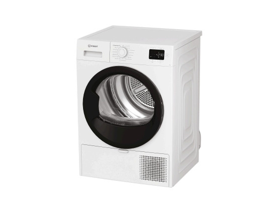 Indesit C Yd 92D Wb Ee, Freistehend, Frontlader, Wärmepumpe, Weiß, Drehregler, Schwarz